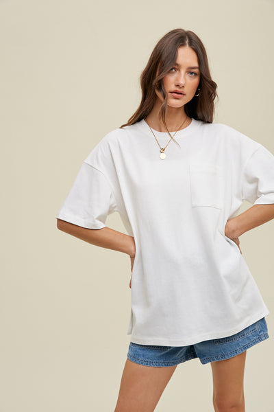 Simple In White Tee