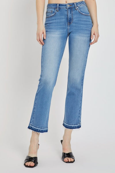 Mid Rise Slim Straight Leg Jean by Risen or