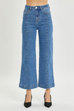 High Rise Ankle Wide Jeans by Risen