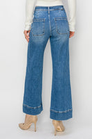 High Rise Wide Leg Jeans by Risen