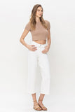 High Rise Wide Leg Jeans with Belt by Vervet