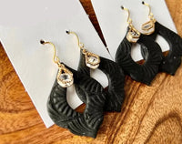 Black Dangle Earrings