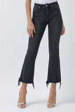 Mid Rise Ankle Flare Jeans by Risen