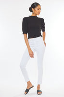 High Rise White Super Skinny Jeans by KanCan